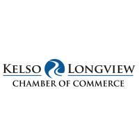 The logo for the kelso longview chamber of commerce.
