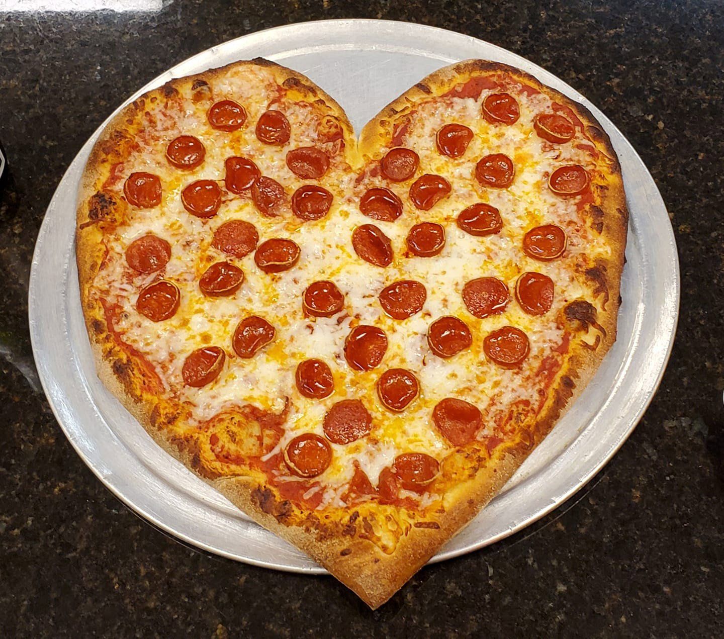 Heart Shape Pizza — Delicious Italian Pizza in Foley, AL Heart Shape Pizza — Delicious Italian Pizza in Foley, AL