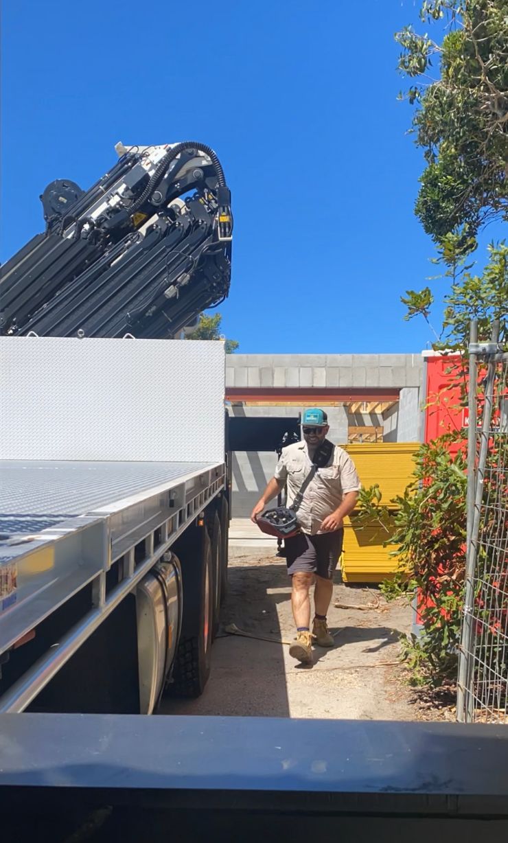 The Mechanic Repair The Crane — Supply Lifting Equipment in Cooroibah, QLD