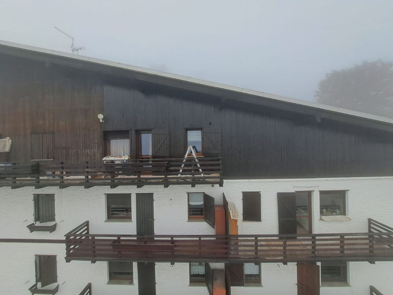 tinteggiatura facciate in legno