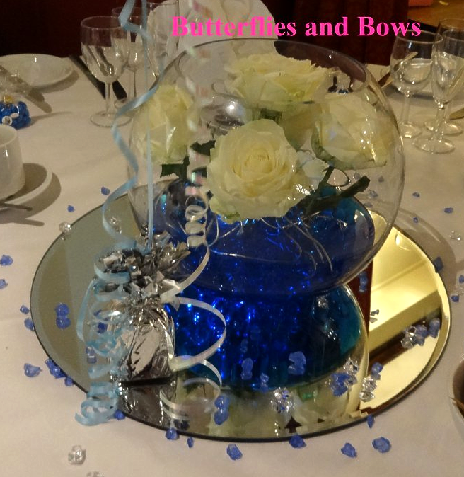 Fishbowl centrepiece