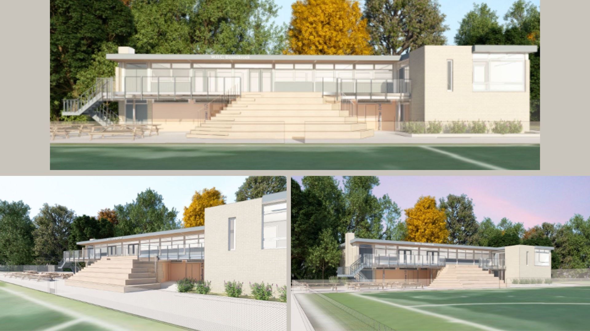 MHCB ontwerp nieuwe trap clubhuis