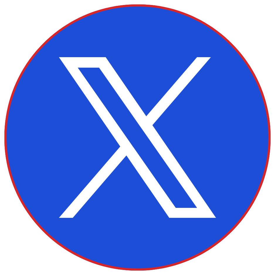 A white, stylized letter 