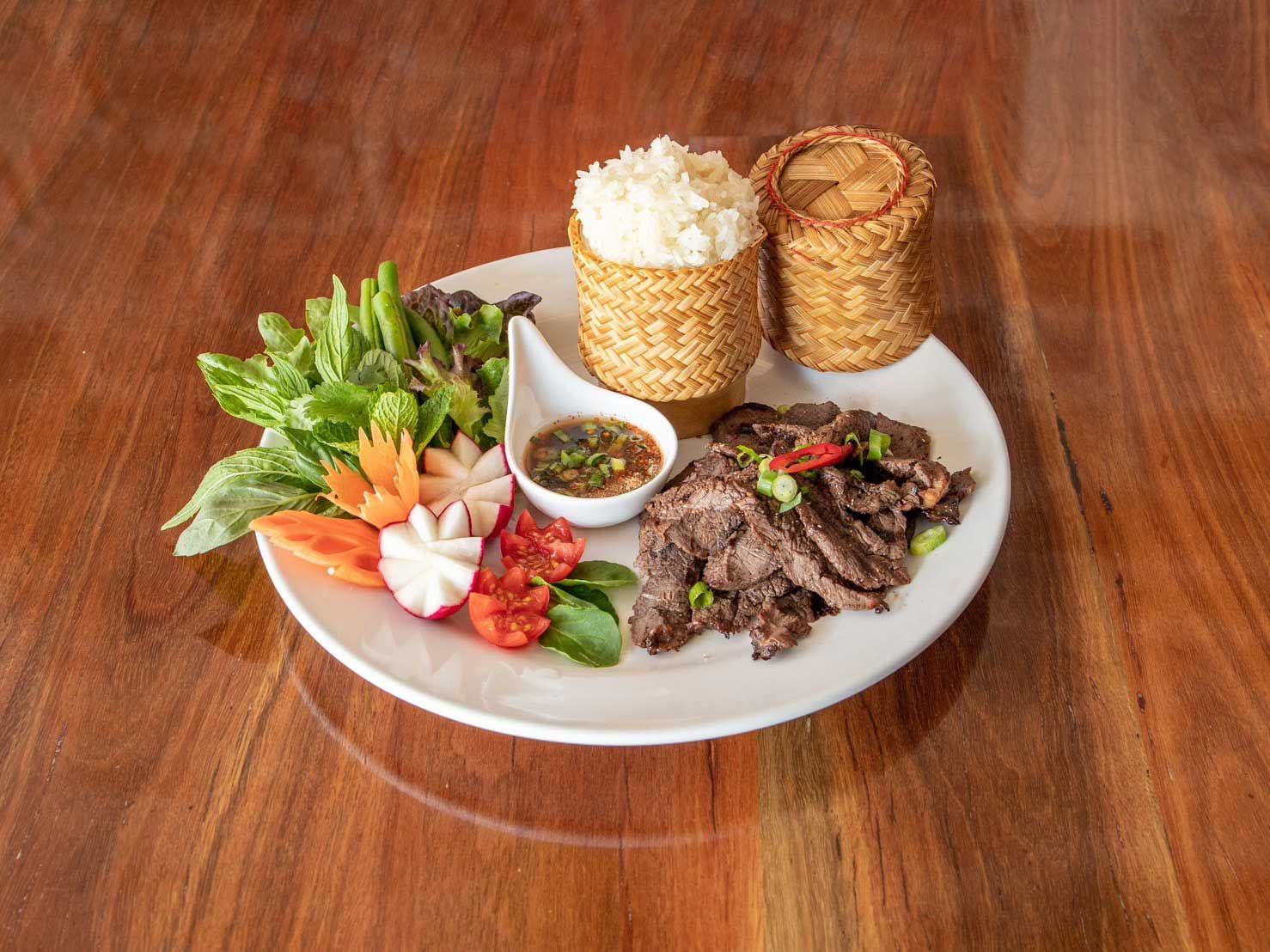 Crying Tiger at Ruck Thai Restaurant Rozelle