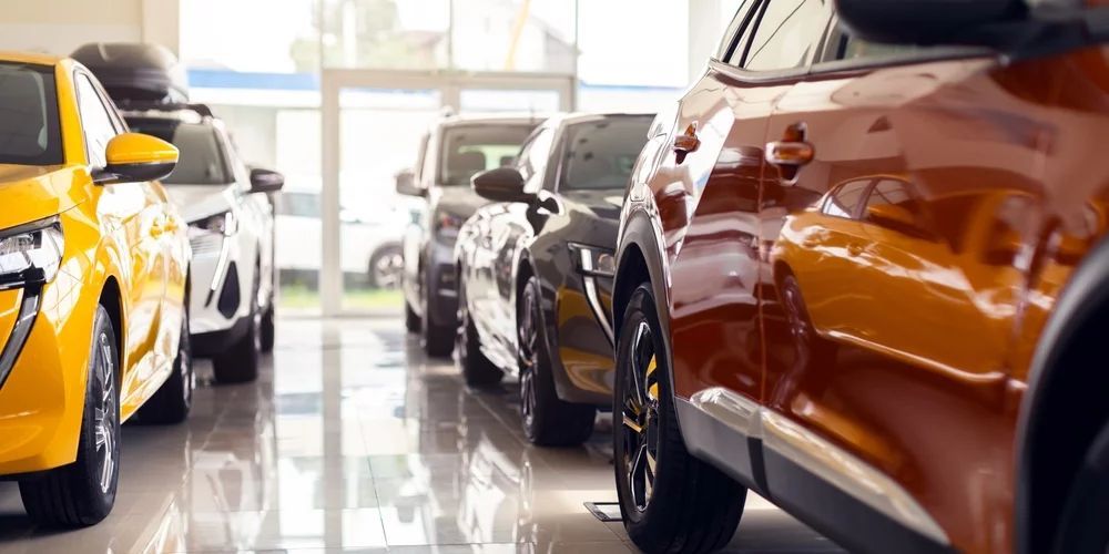 Car dealership showroom