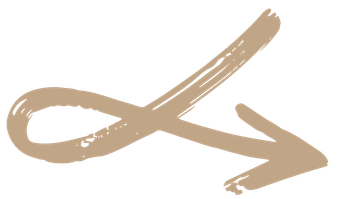 A hand drawn arrow pointing to the right on a white background.