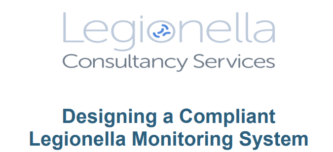 The logo for legionella consultancy services is on a white background.