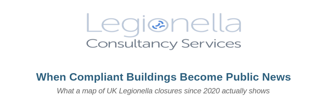The logo for legionella consultancy services is on a white background.