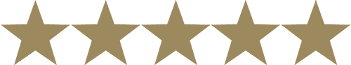 A row of gold stars on a white background.