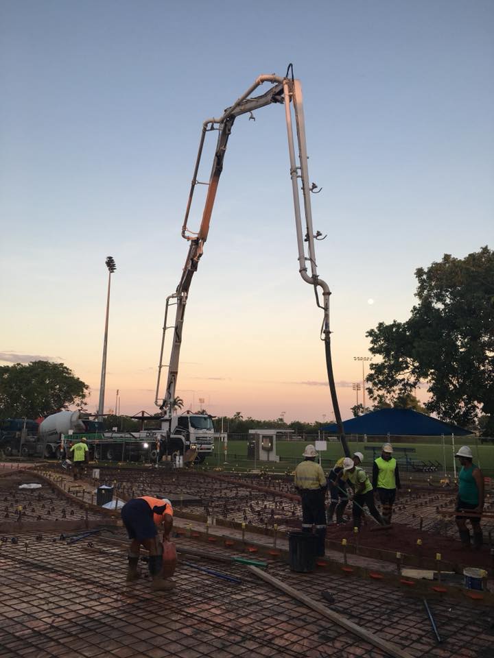 Concrete Construction Site — Olympic Concreting & Construction in Karama, NT