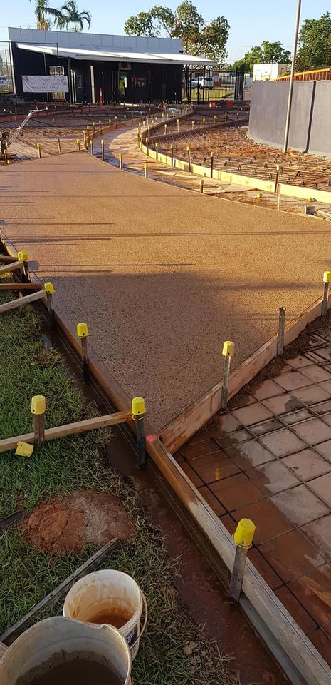 Aggregate Pathway — Olympic Concreting & Construction in Karama, NT