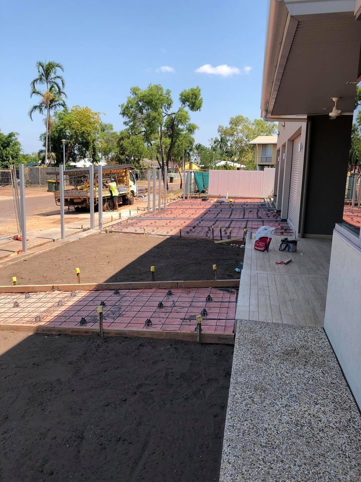 Pathway Construction — Olympic Concreting & Construction in Karama, NT