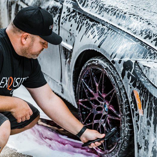 Chris-Cleaning-BMW-M3-Wheel