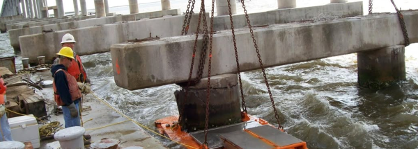 Bridge pile cutting services