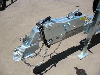 Hitch Coupler, Safety Chains, Wiring Harness, Brake Reservoir