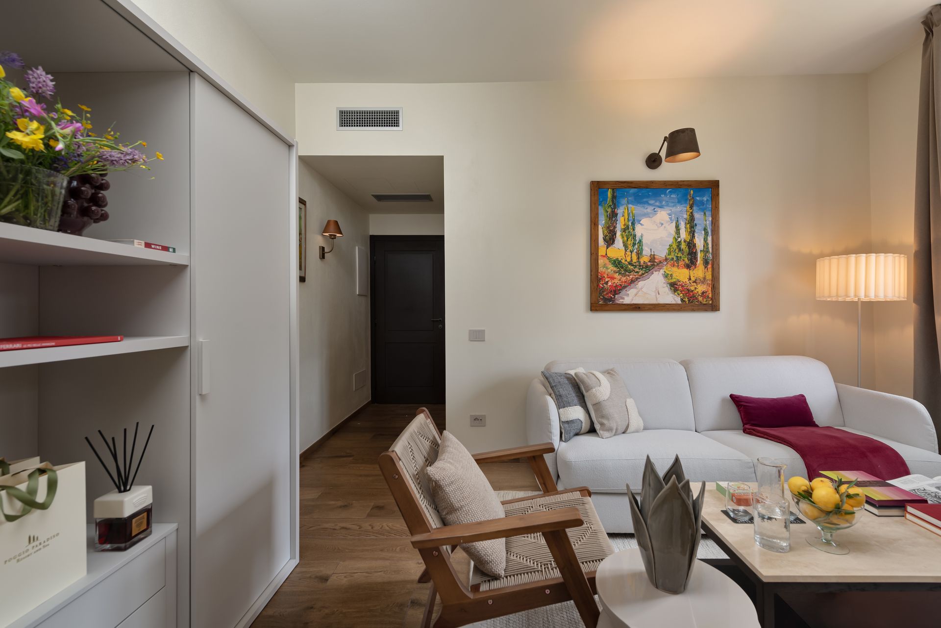First floor luxury suite in Tuscany, Italy.