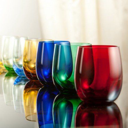 bicchieri colorati Orlandi forniture la Spezia