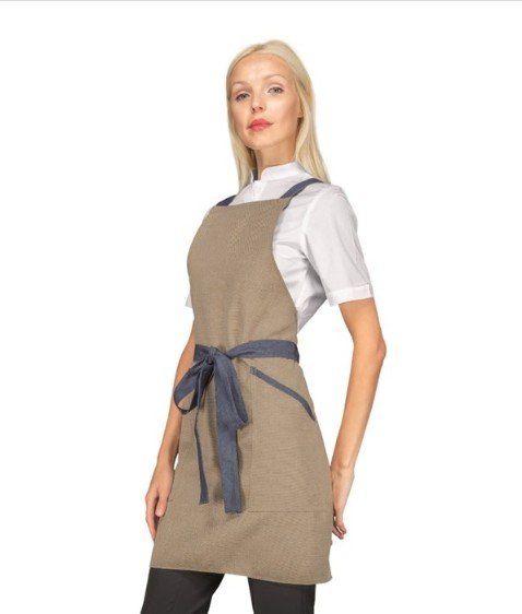Grembiule pettorina donna cameriere Orlandi forniture La Spezia