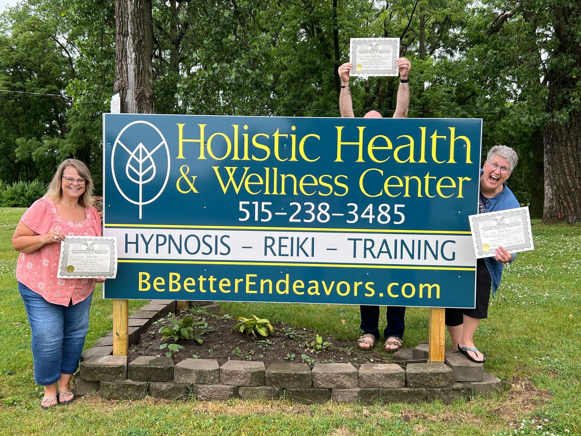 New Member Holding Certificates — Knoxville, IA — Holistic Health & Wellness Center