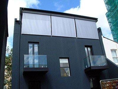 White Crank-Drive Awning — Awnings in Darwin NT