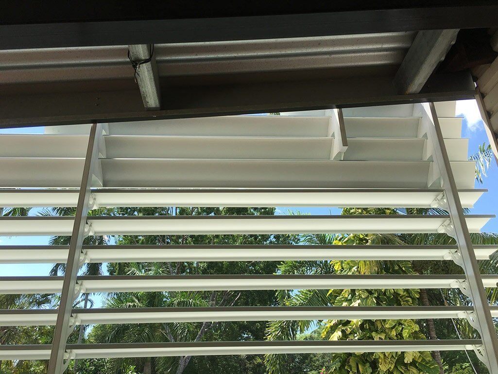 Aluminum Awning View from Bottom — Aluminium Awnings in Darwin NT