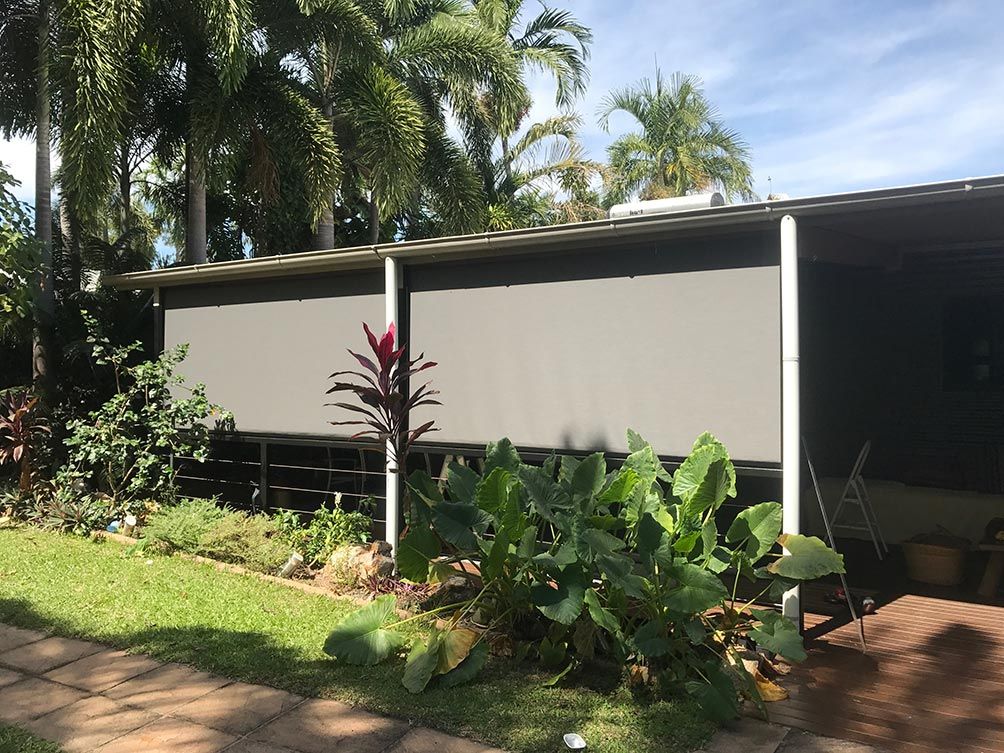 Multi-Stop Awning with Plants — Mulit-Stop Awning in Darwin NT