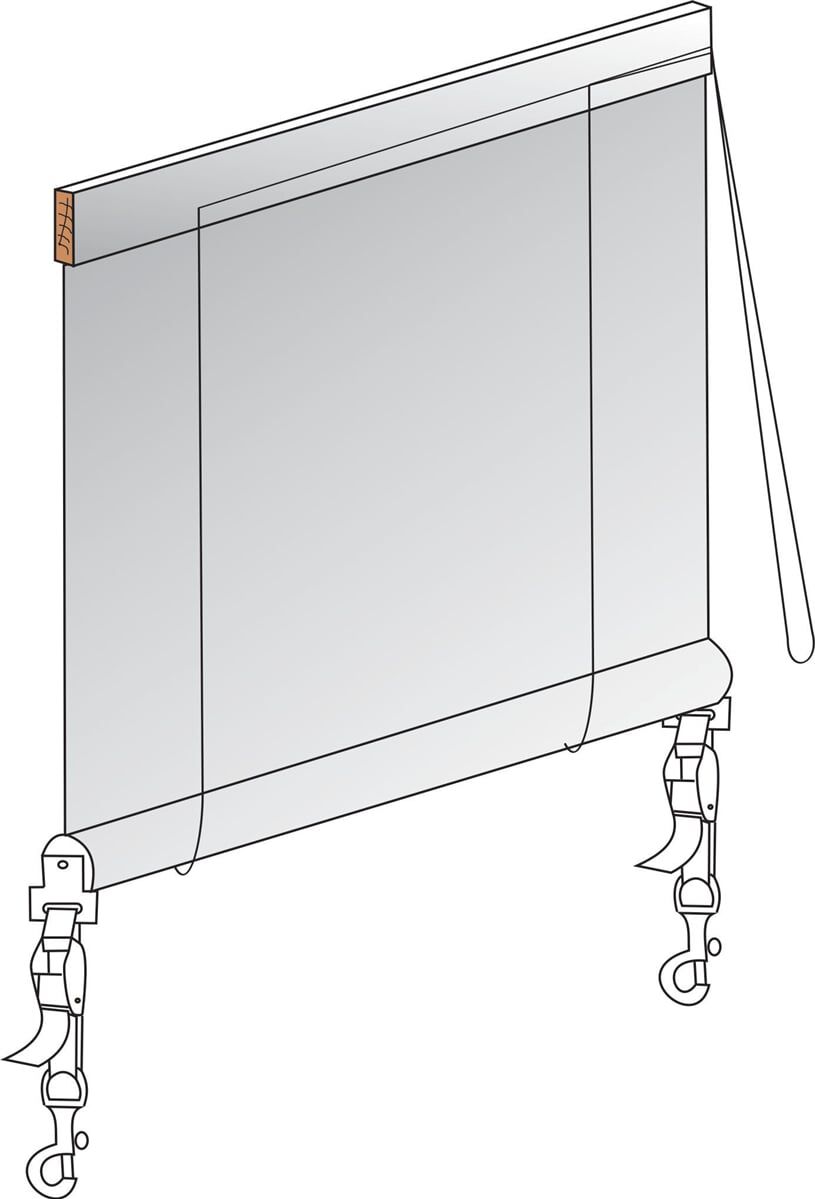 Straight Drop Veranda Illustration — Veranda Awning in Darwin NT