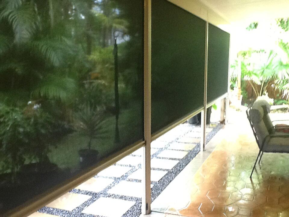Black external blinds — Blinds in Darwin NT