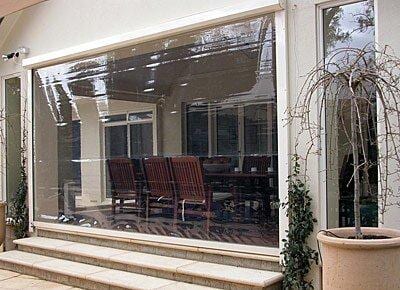 Ziptrak External Clear Dining Area — External Awning in Darwin NT