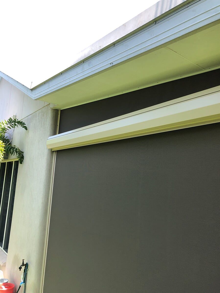 Ziptrak Including Infill Panel — External Awning in Darwin NT