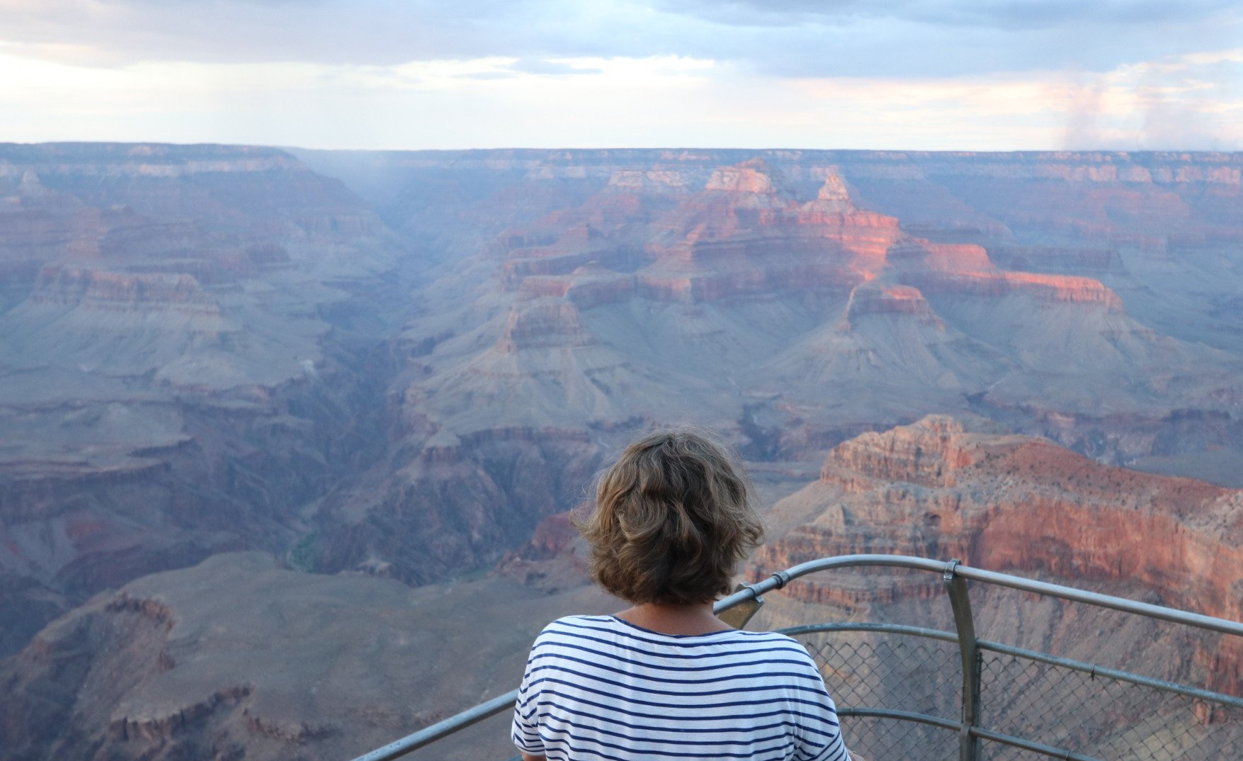Meditieren vor dem Grand Canyon