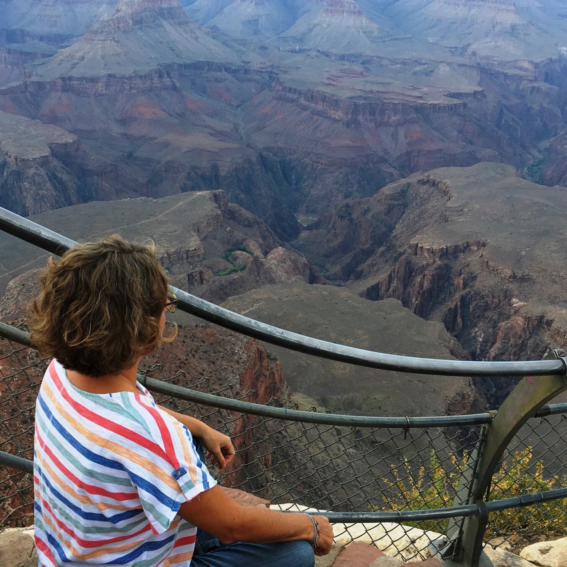 Blick auf die Landschaft