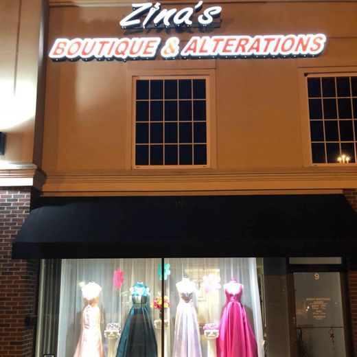 Zina's Boutique and Alterations Store Front