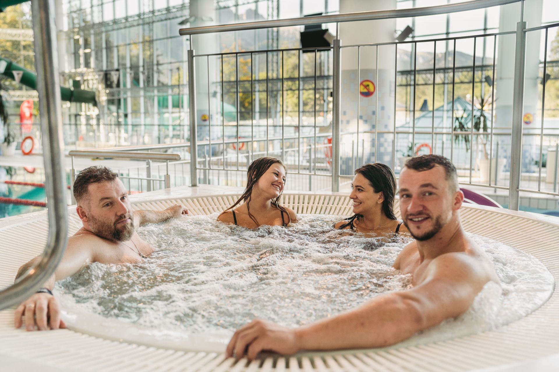 Termy Zakopiańskie indoor recreational pool — hydromassage jets and water attractions