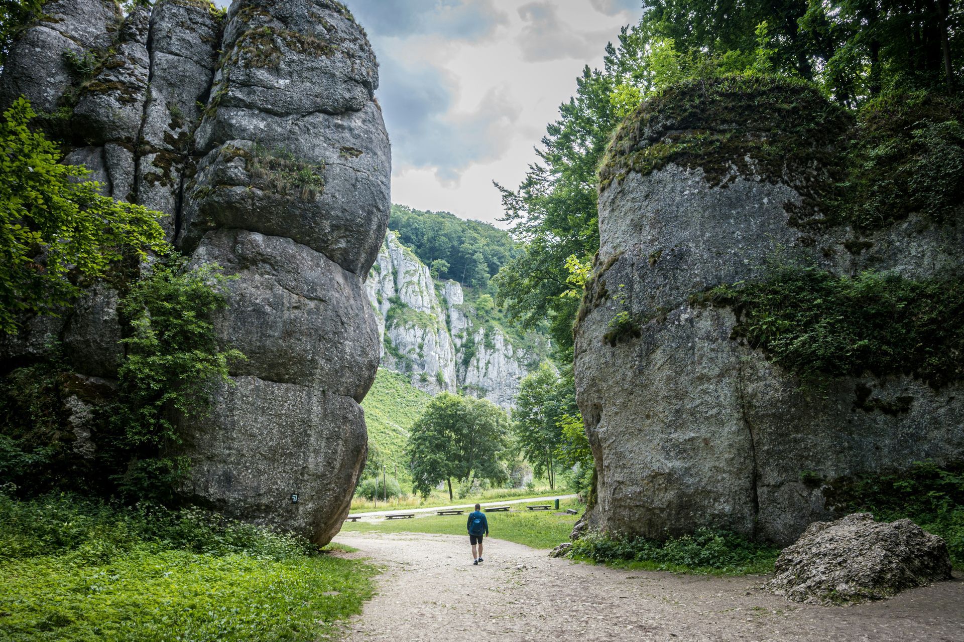 Ojców National Park near Krakow — limestone cliffs and forested Jurassic valley