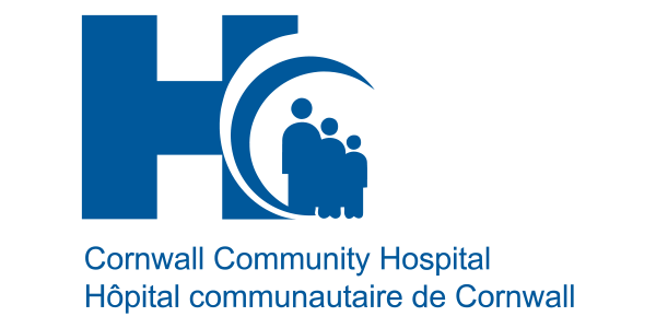 The logo for the cornwall community hospital