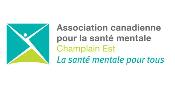 The logo for association canadienne pour la santé mentale champlain est