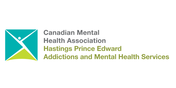 The logo for the canadian mental health association hastings prince edward addictions and mental health services