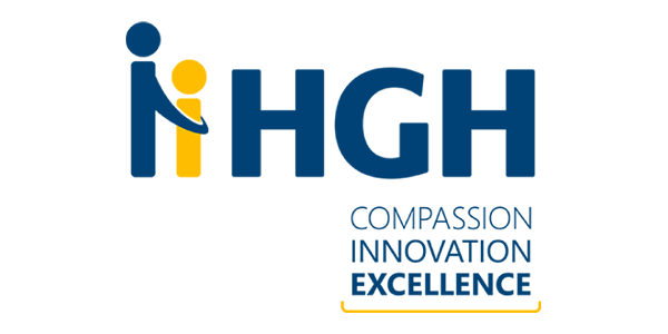 The logo for ihgh compassion innovation excellence