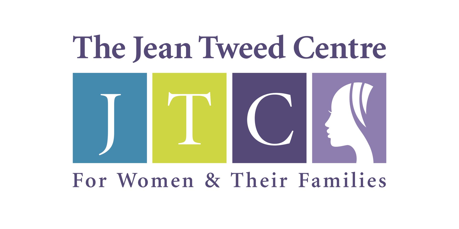The logo for the jean tweed centre for women and their families