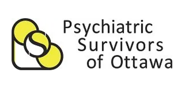 A logo for the psychiatric survivors of ottawa