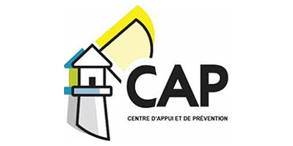 A logo for cap centre d' appel et de prevention
