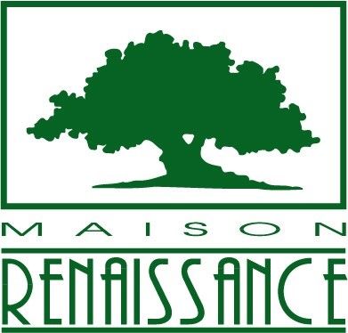 The logo for maison renaissance has a tree on it.