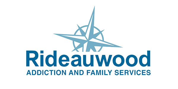 A logo for rideauwood addiction and family services