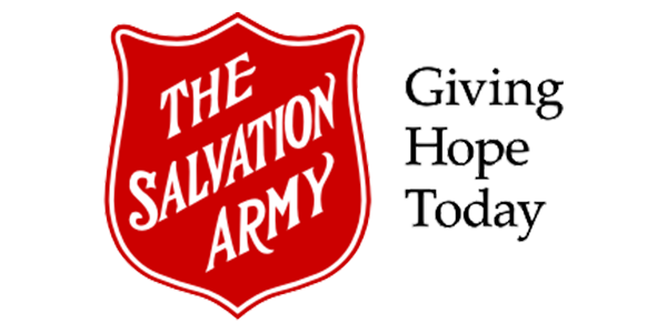 The salvation army logo that says giving hope today