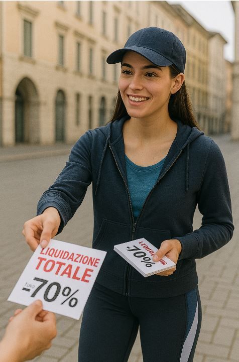 volantinaggio a mano