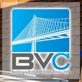 A logo for bvc building a bridge of trust since 1989