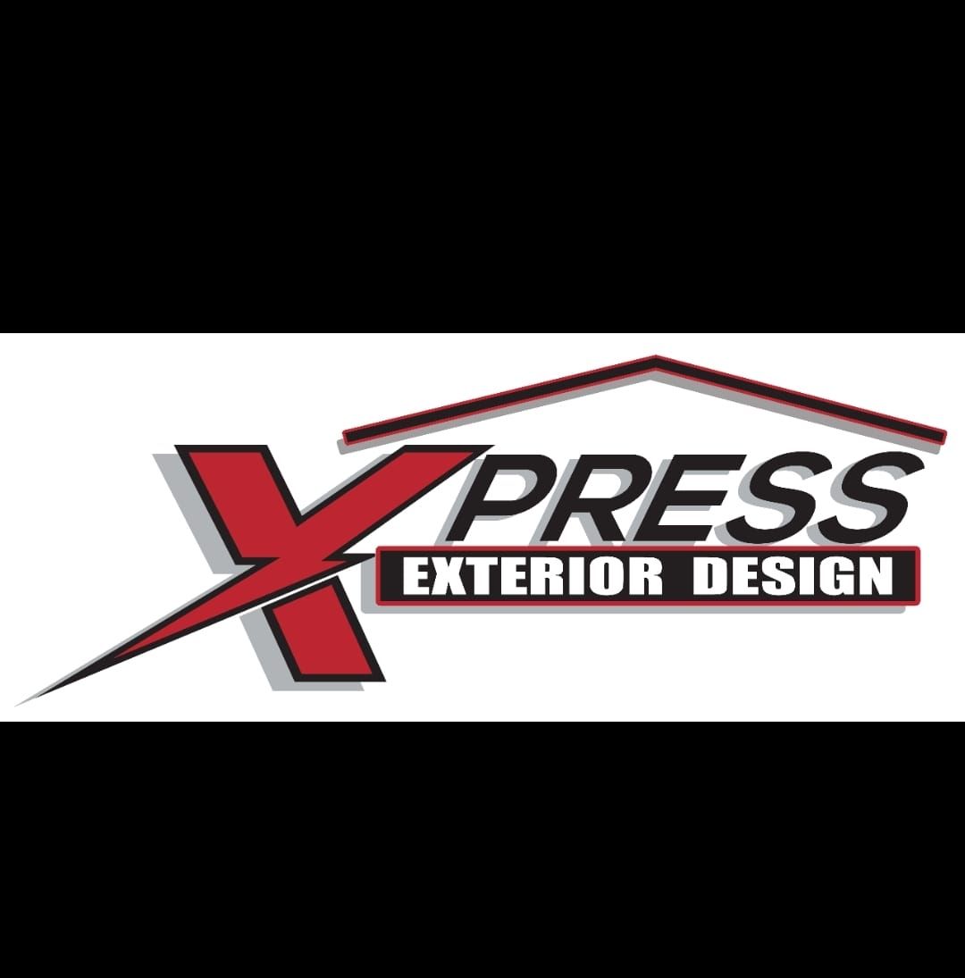 A logo for a company called xpress exterior design