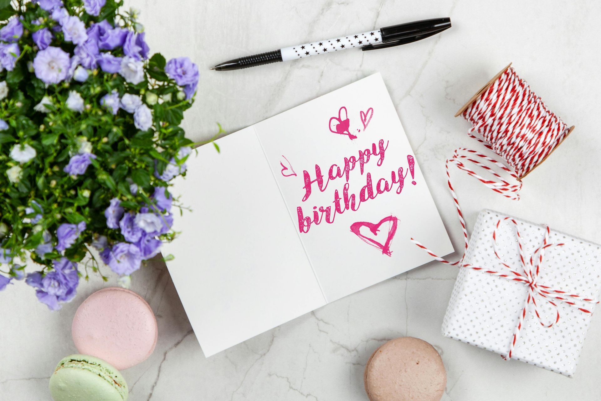 Birthday card with