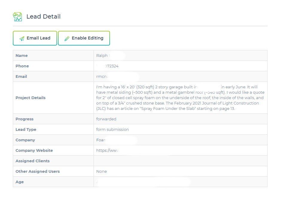 SprayFoamROI Exclusive & Qualified Spray Foam Leads